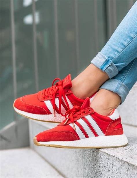 adidas red sneakers for women.